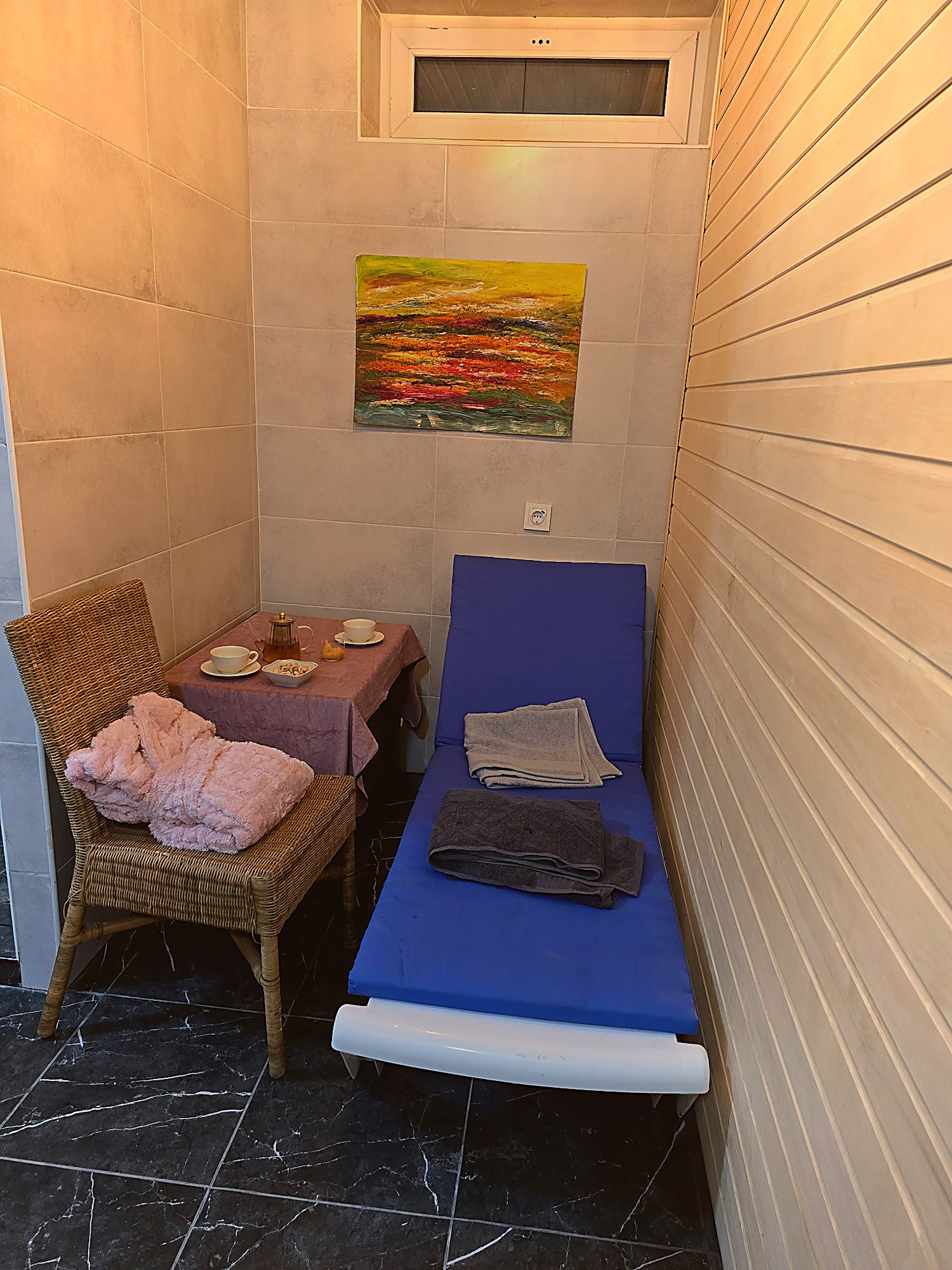 Зона отдыха — комфорт после парения